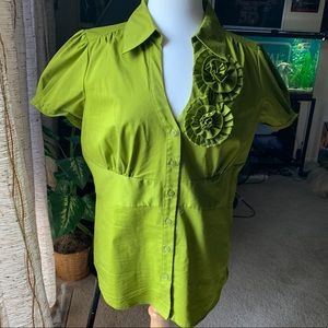 Worthington Blouse with flowers